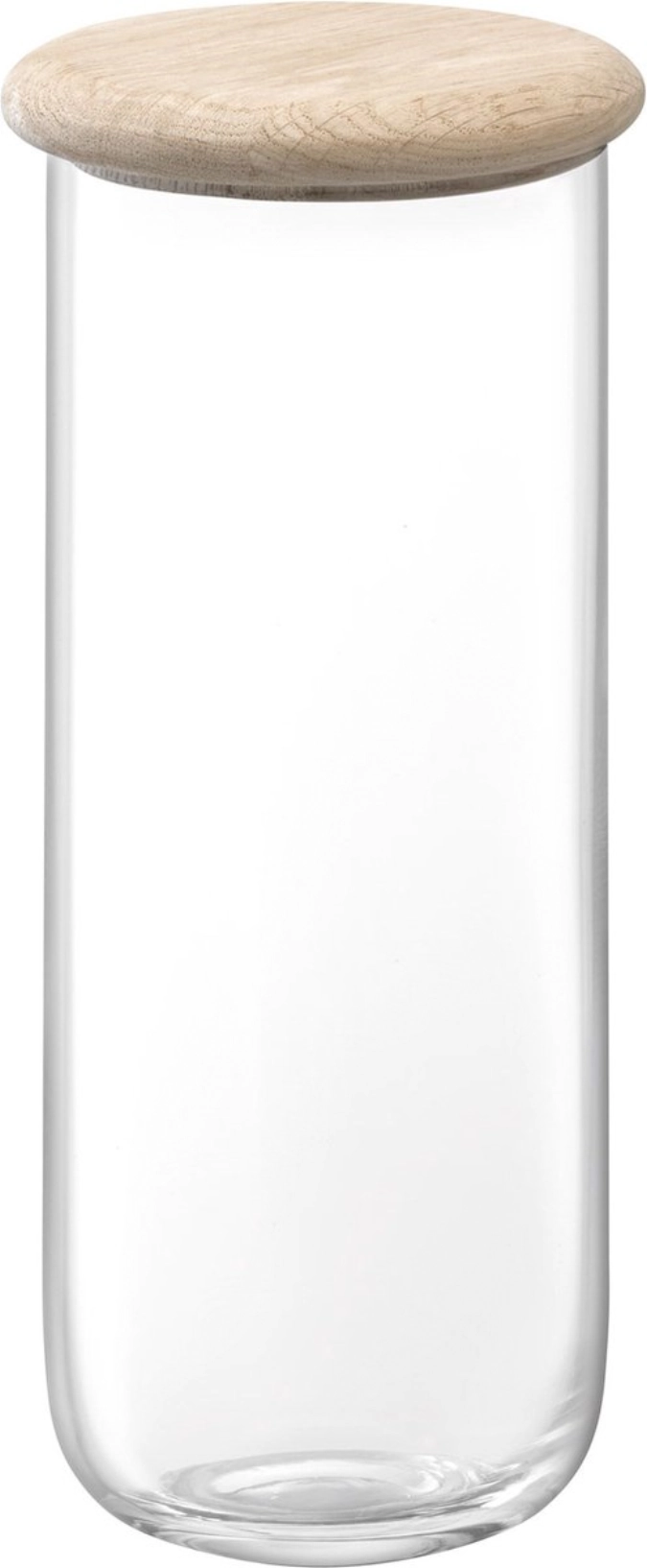 Dine boîte couvercle chêne ø12.5cm h28cm