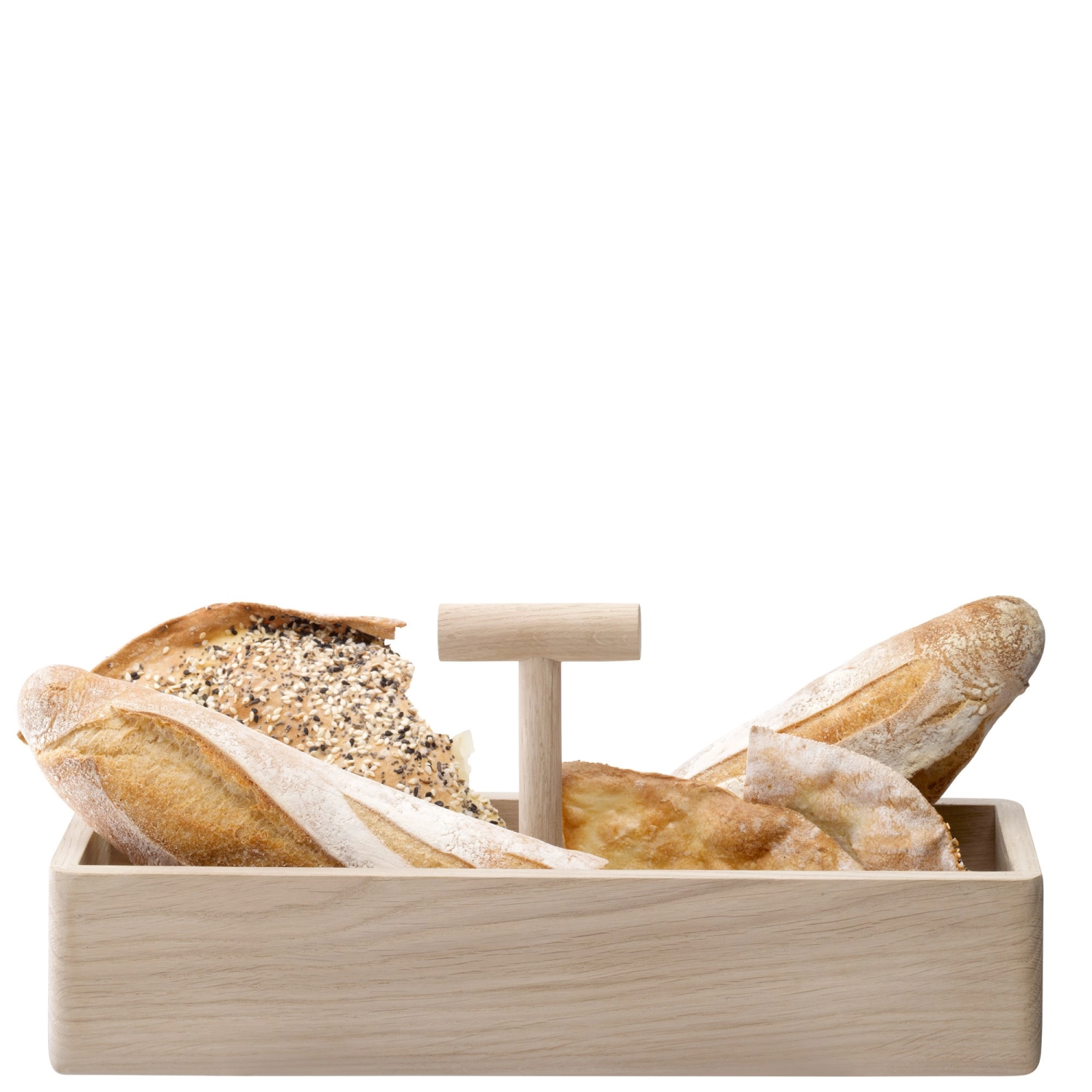Dine boîte à pain chêne h16cm l35cm l12cm