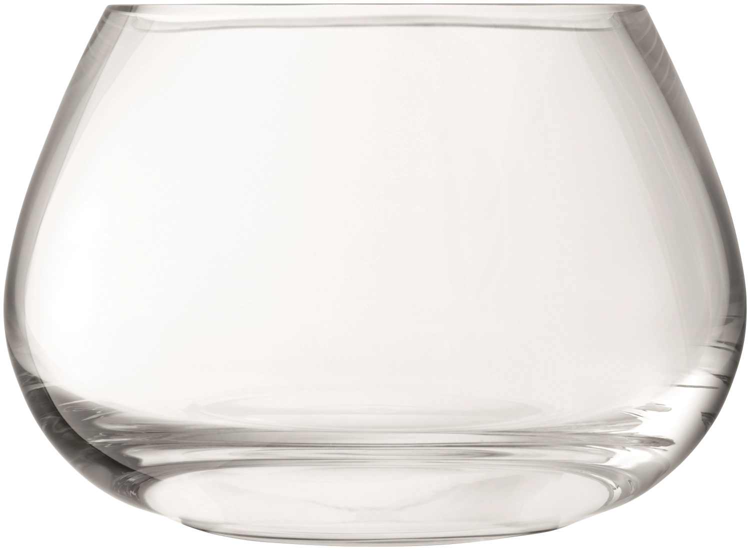 Flower vase de table h11.5cm transparent
