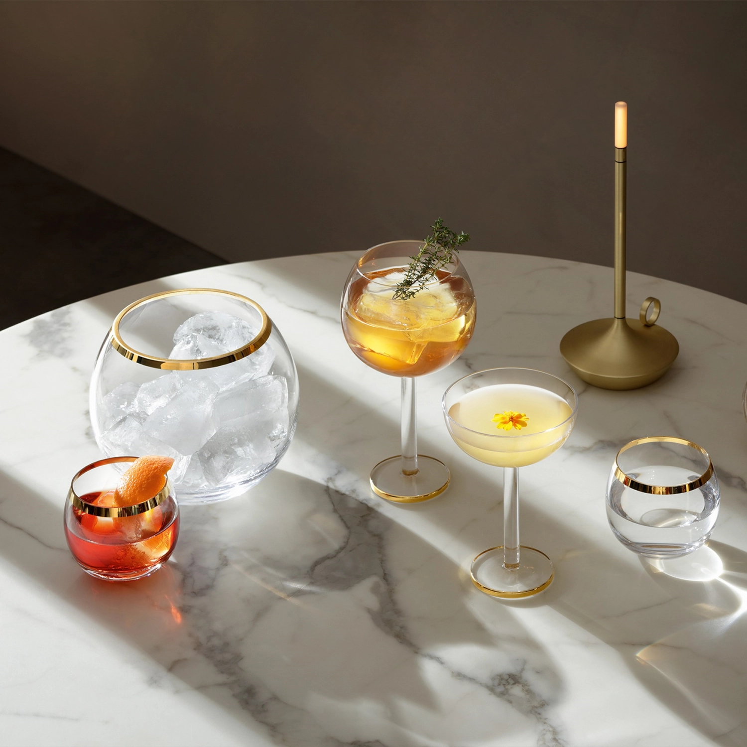 2er Set Luca Coupe Glas