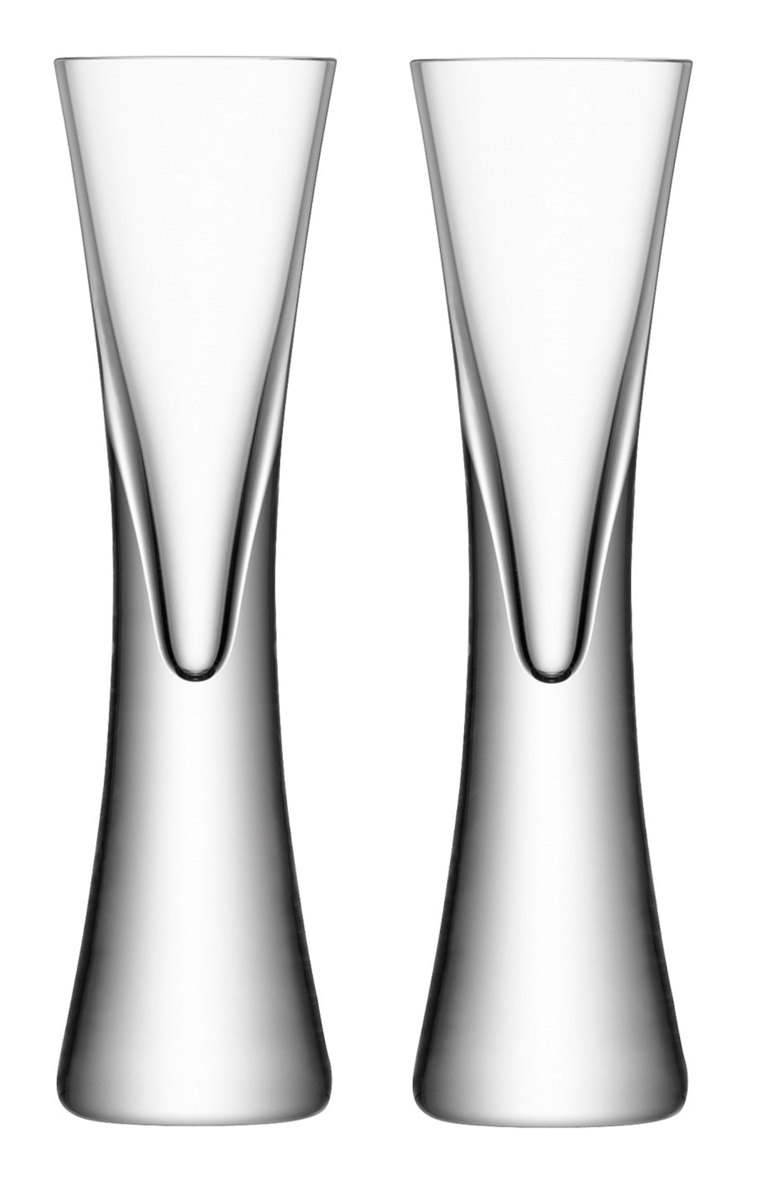 Set de 2 verres à liqueur moya 50ml - transparent