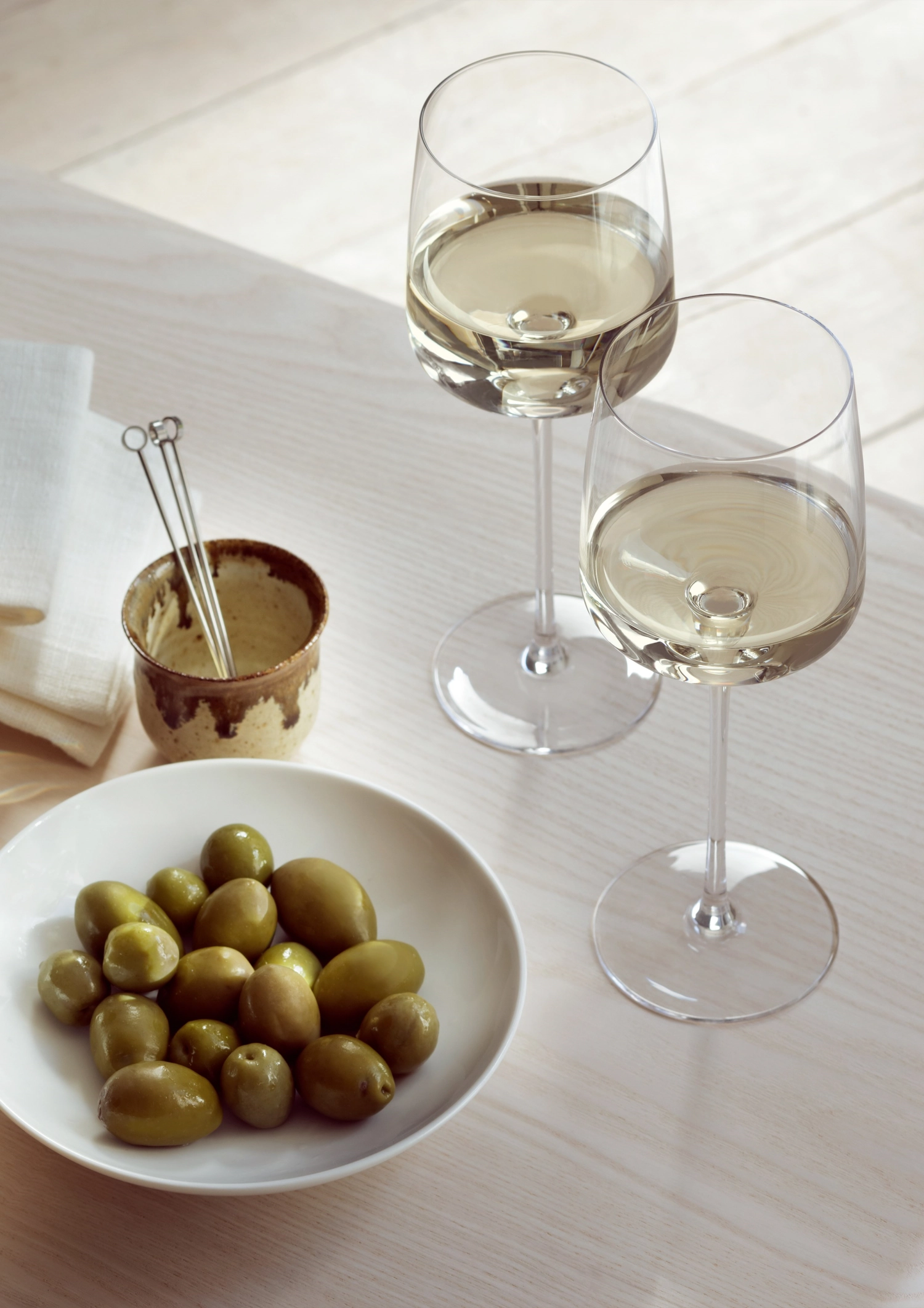 4er Set Metropolitan Wein Glas 350ml klar