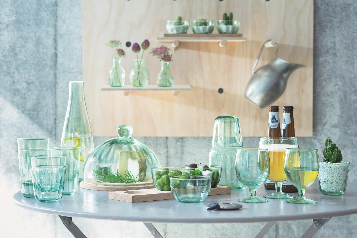 Set de 4 verres à jus mia 590ml recy. optique