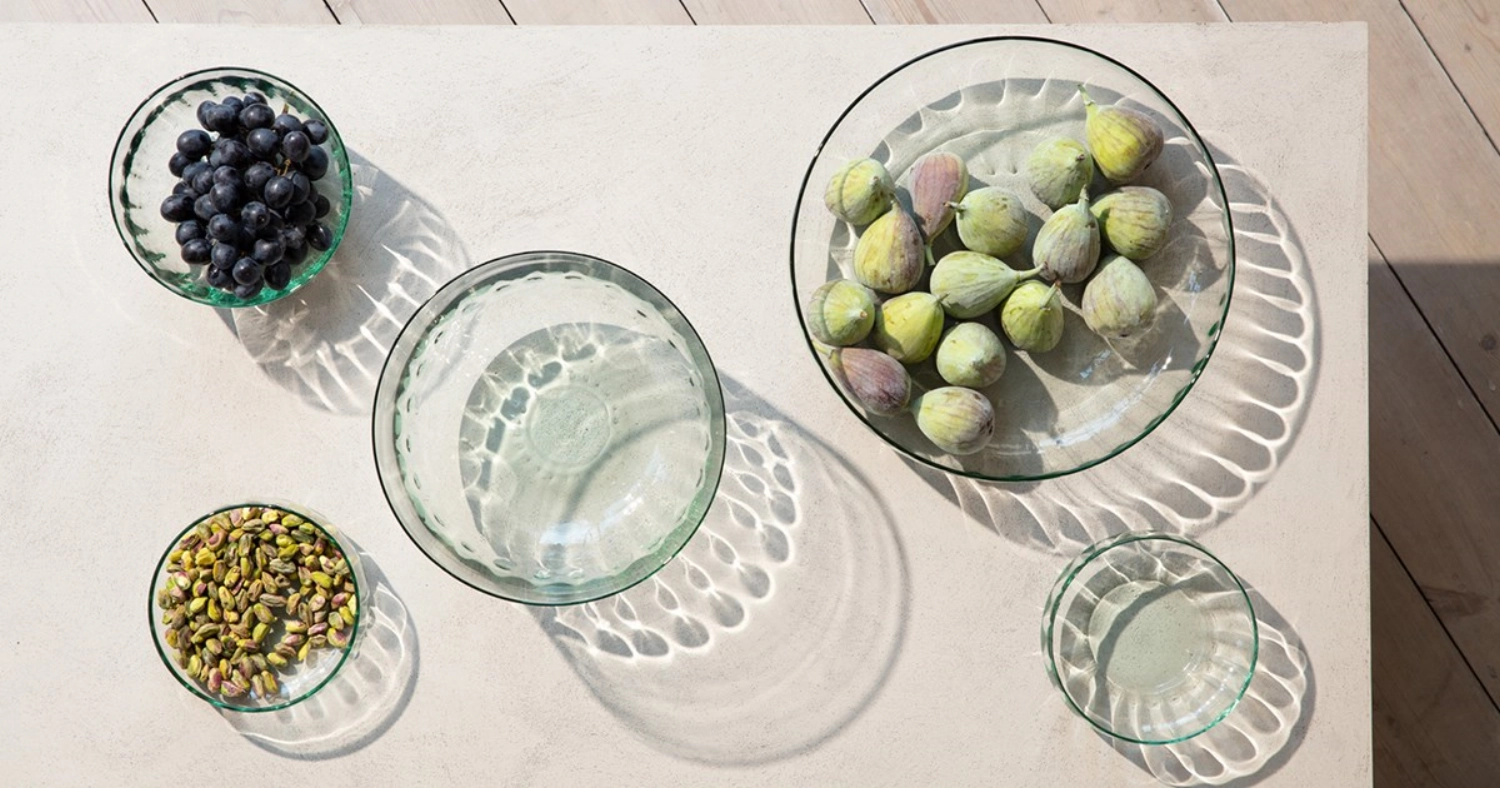 Mia Schale D15cm, tief, recy. Optik