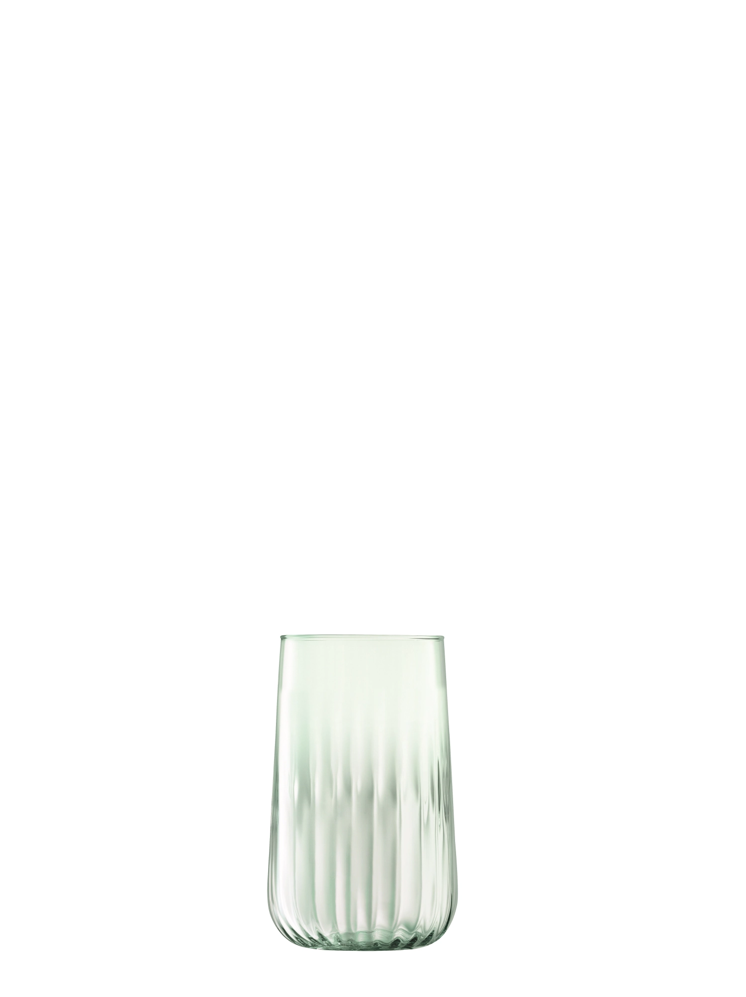 Mia vase/lanterne h25.5cm recyclé/optique