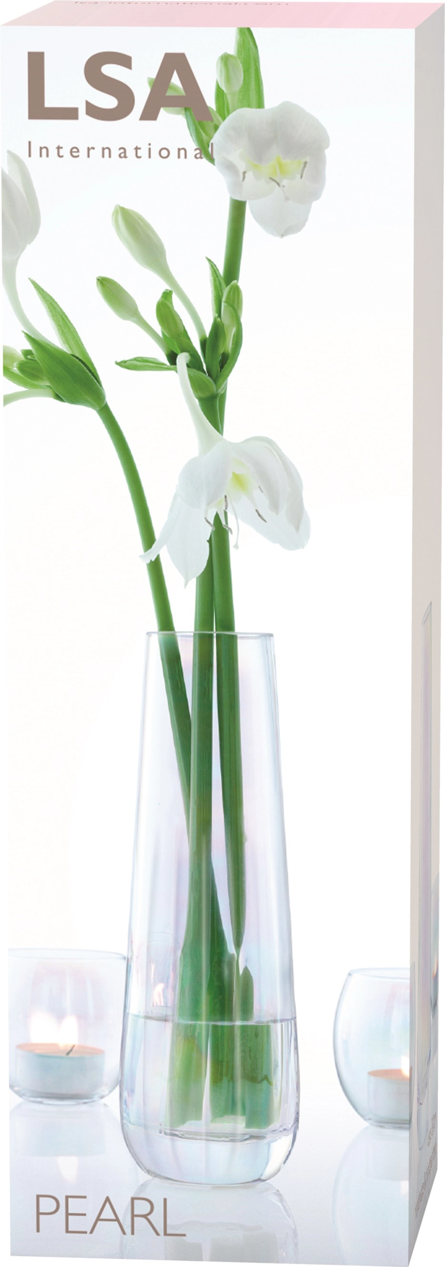 Pearl Vase H20cm - perlmutt