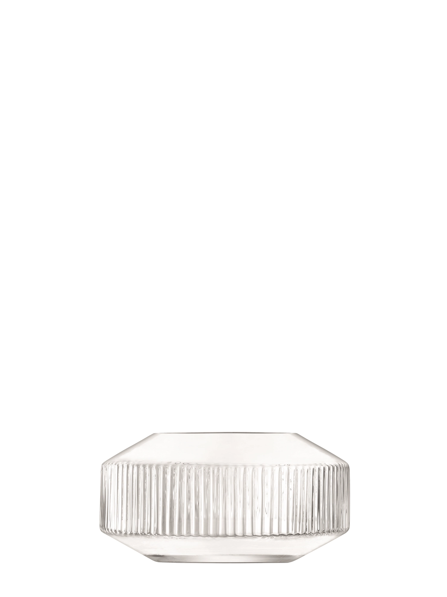 Rotunda Breite Vase H14cm Klar