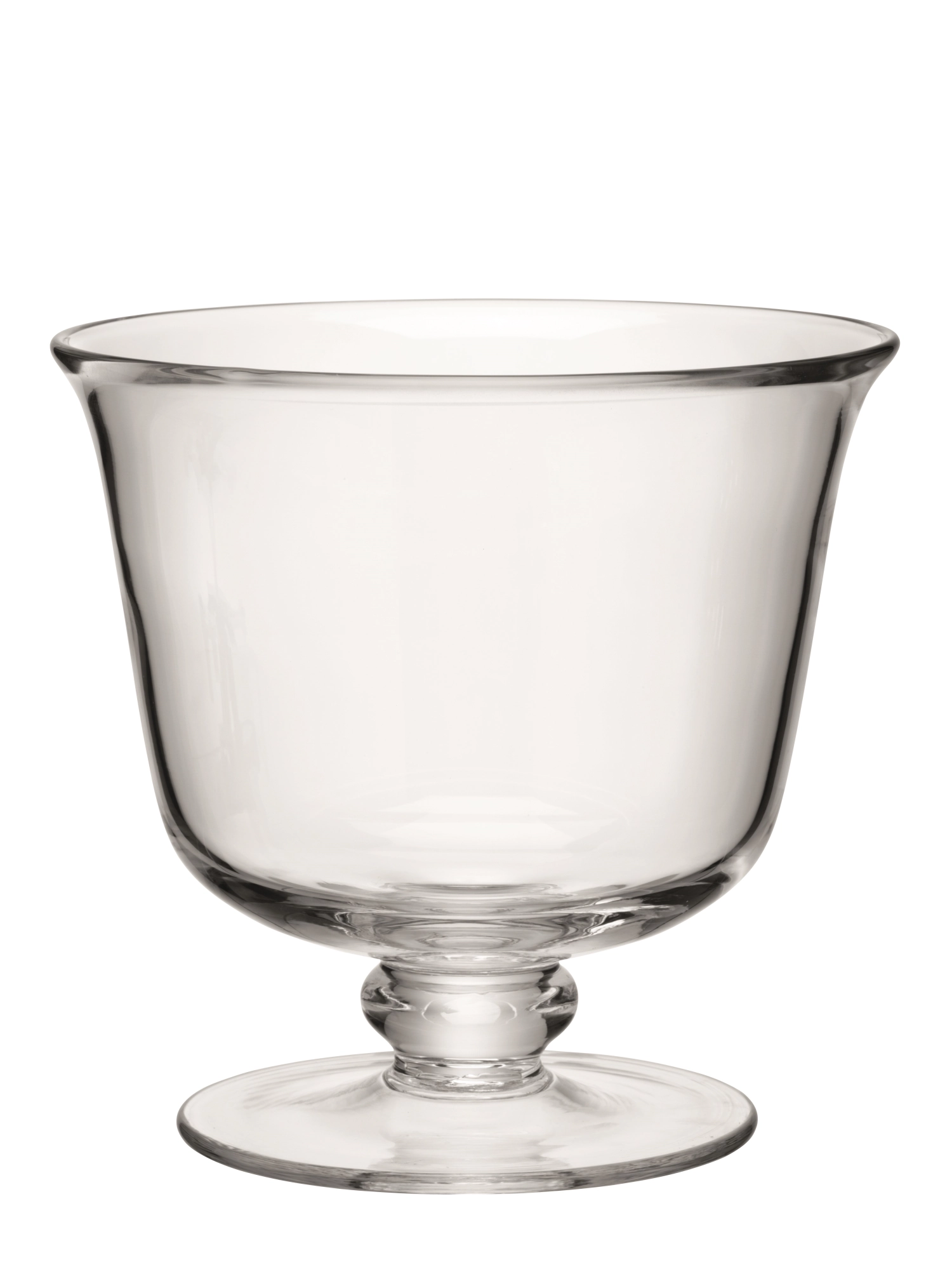 Serve Hohe schale mit fuss D22cm transparent