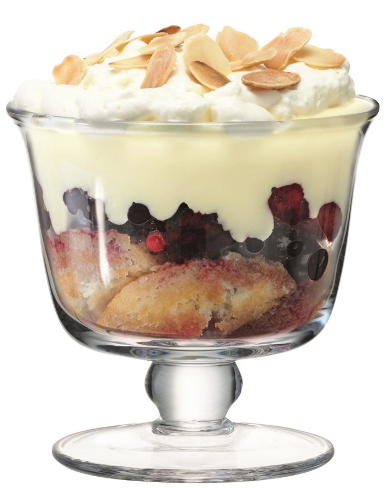 Serve Hohe schale mit fuss D22cm transparent