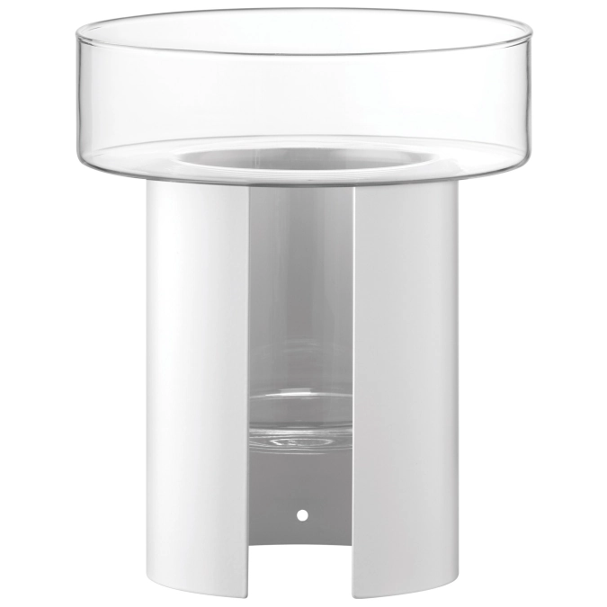 Pflanzentopf Terrazza H22 D19 cm klar/weiss