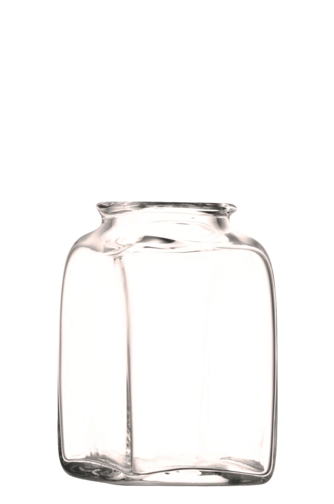 Umberto vase h14cm transparent