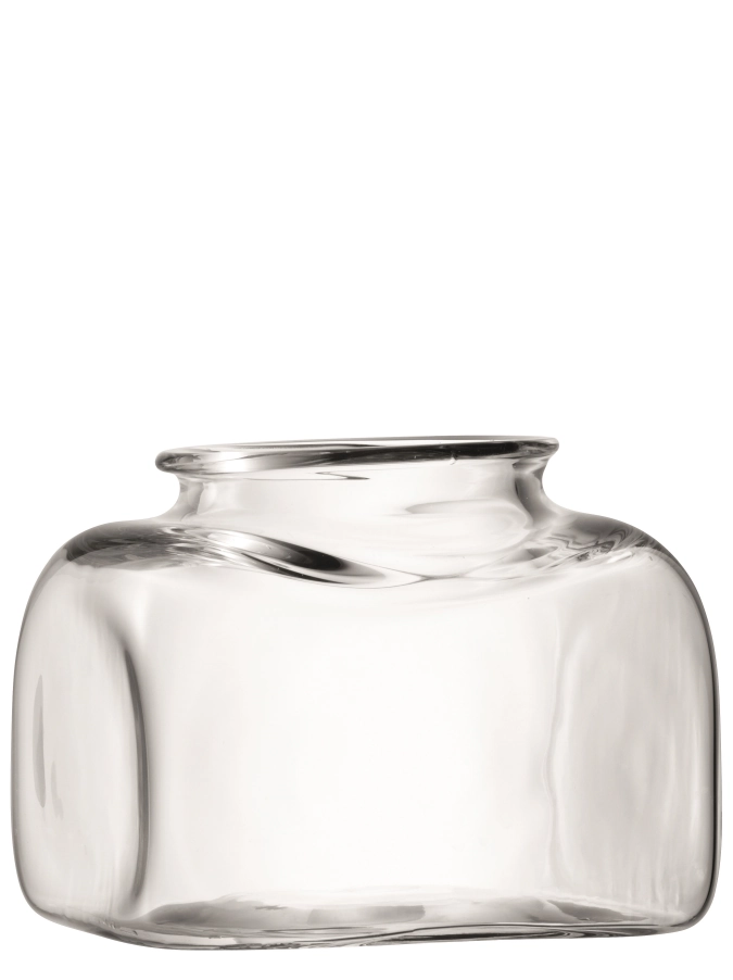 Umberto vase h25cm transparent