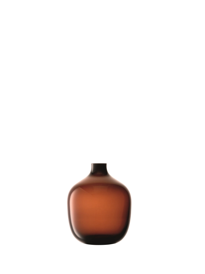 Vase h18cm brun foncé
