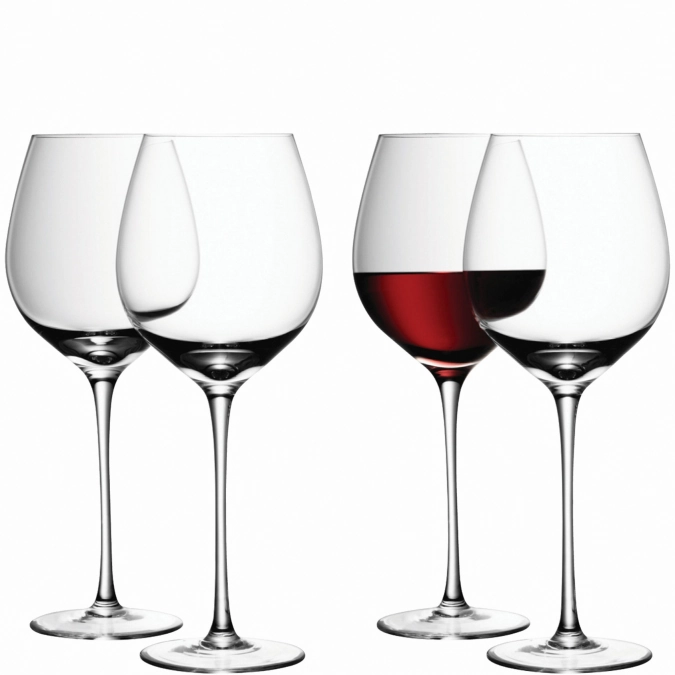 Set de 4 verres à vin rouge wine 700ml - clair