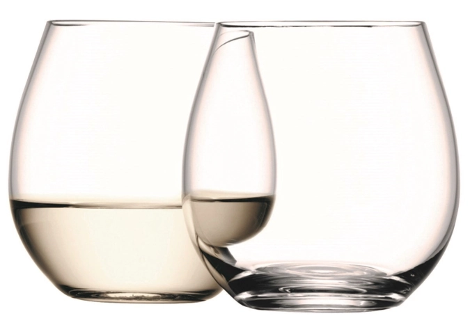 Set de 2 wine gobelets à vin petit 370ml clair