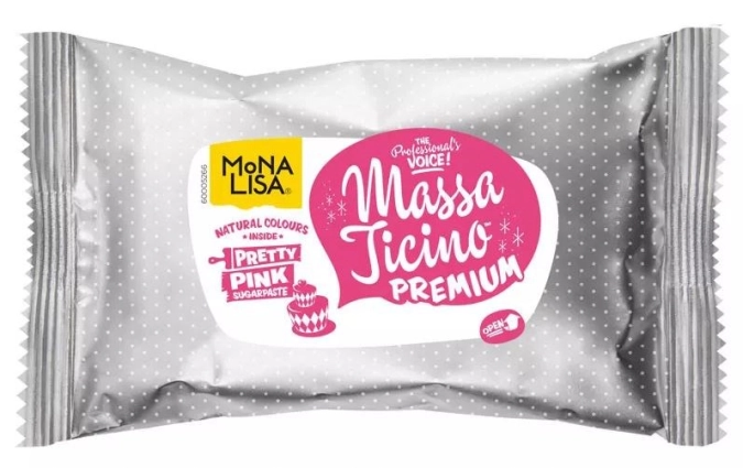 Massa Ticino Zucker Modelliermasse, pink, 250 gr