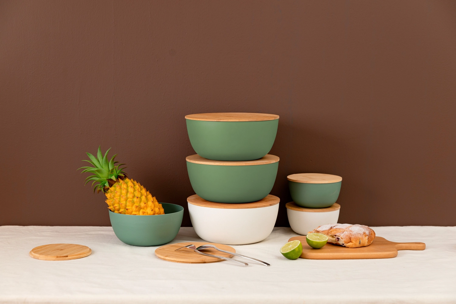 4er Set Salatschüsseln