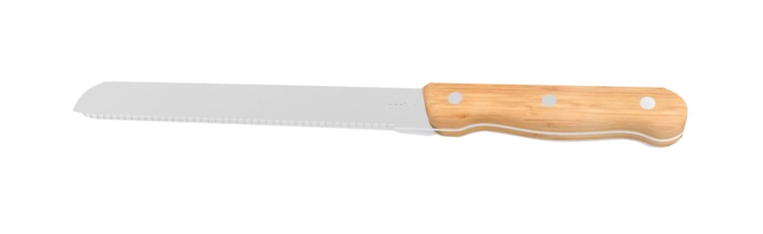 Pebbly couteau à pain natural, 32x2.6cm