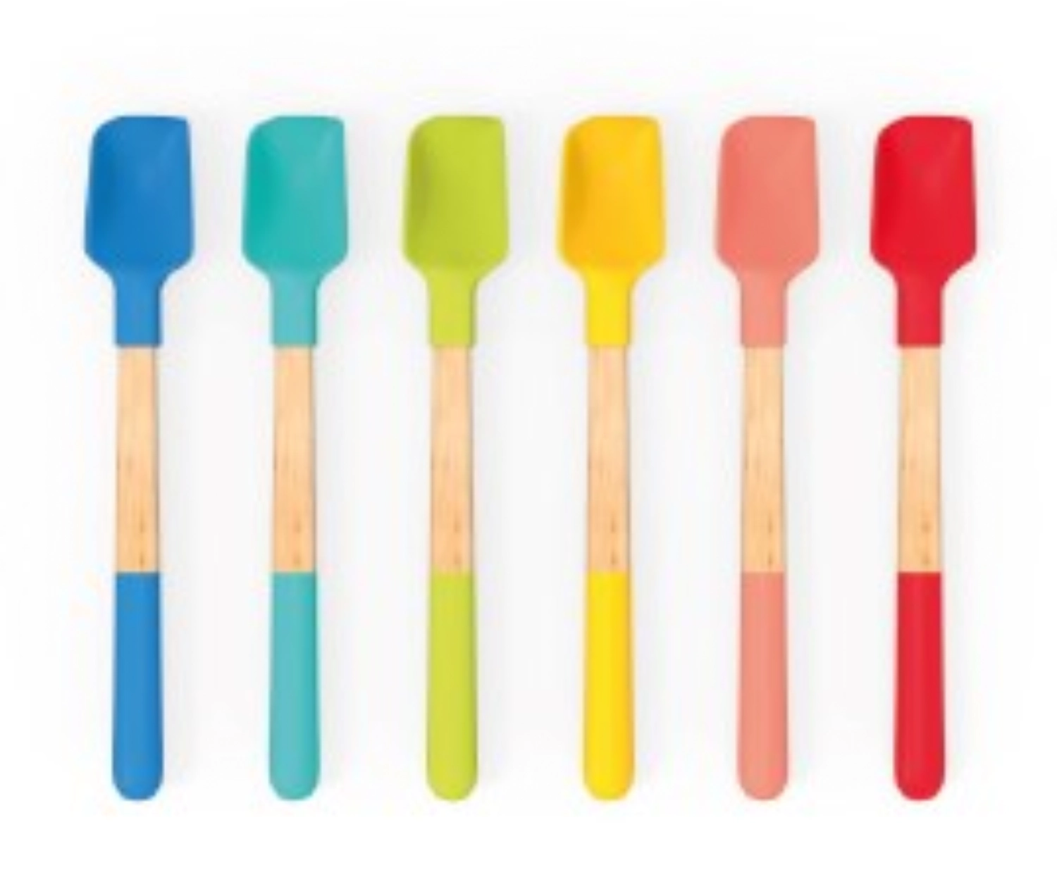 36 pcs. pebbly display mini spatule multicolore 21cm
