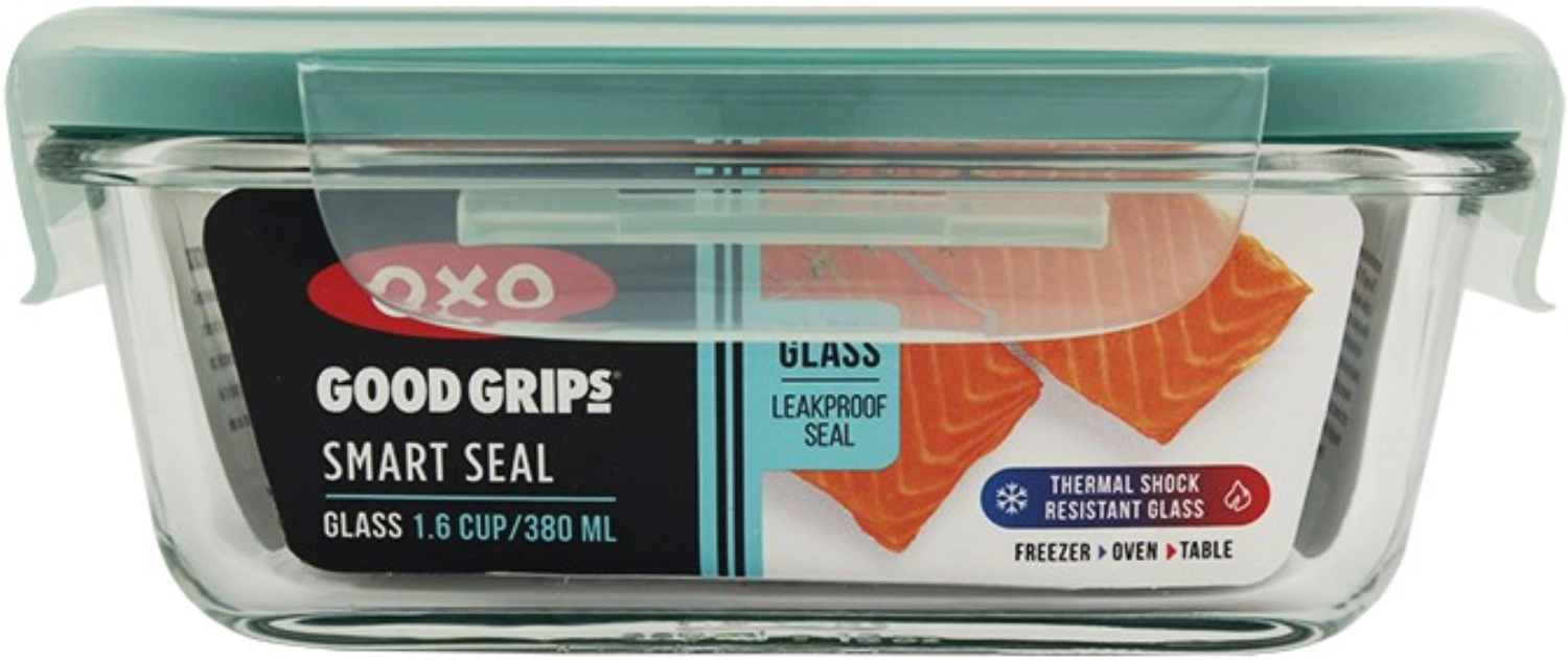 Good Grips SNAP Glas Vorratsbehälter rechteckig