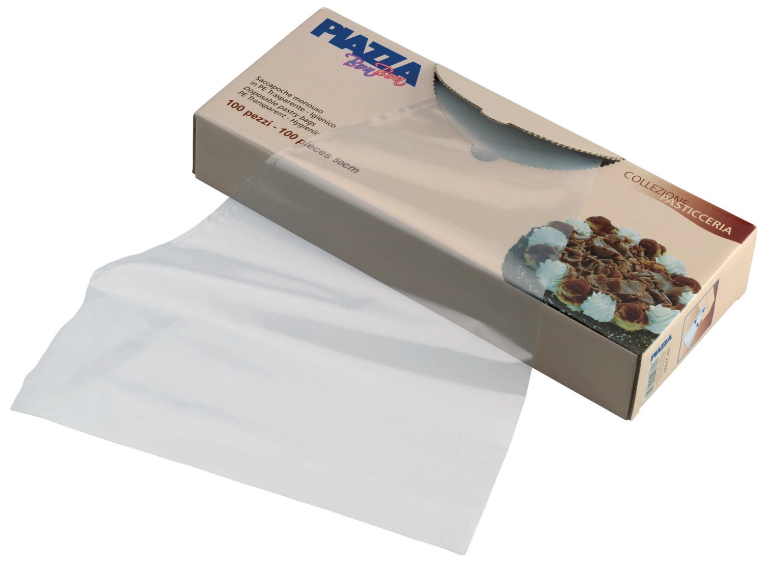 Poches à douille jetables 40cm rouleau de 100 pcs