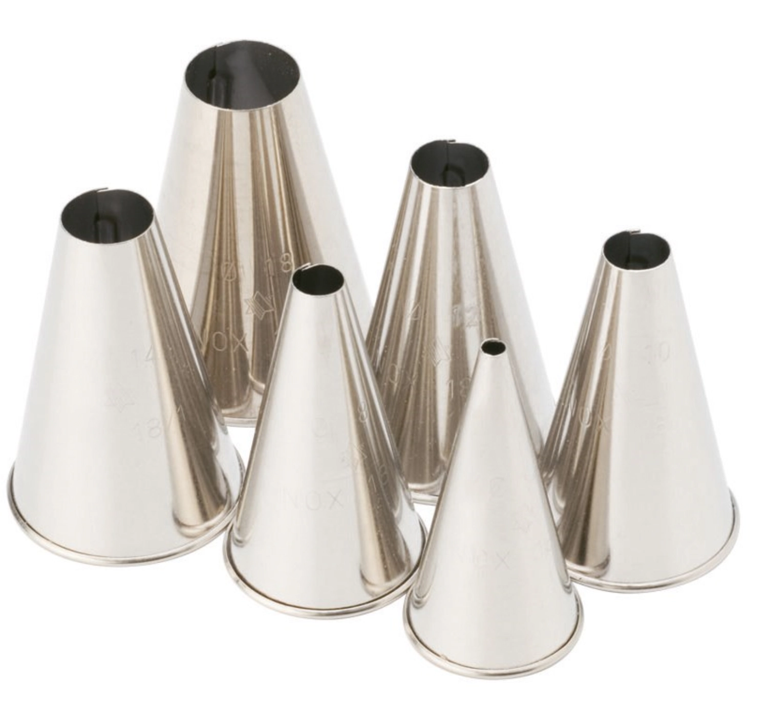 6tlg. Tüllen Set rund