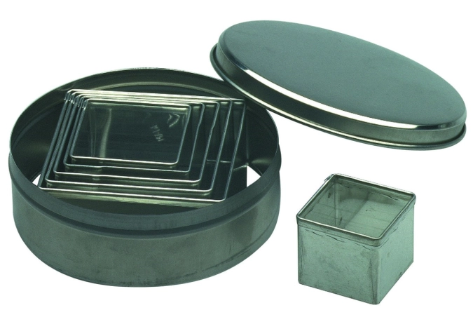 6tlg. Teigausstecher Set quadratisch
