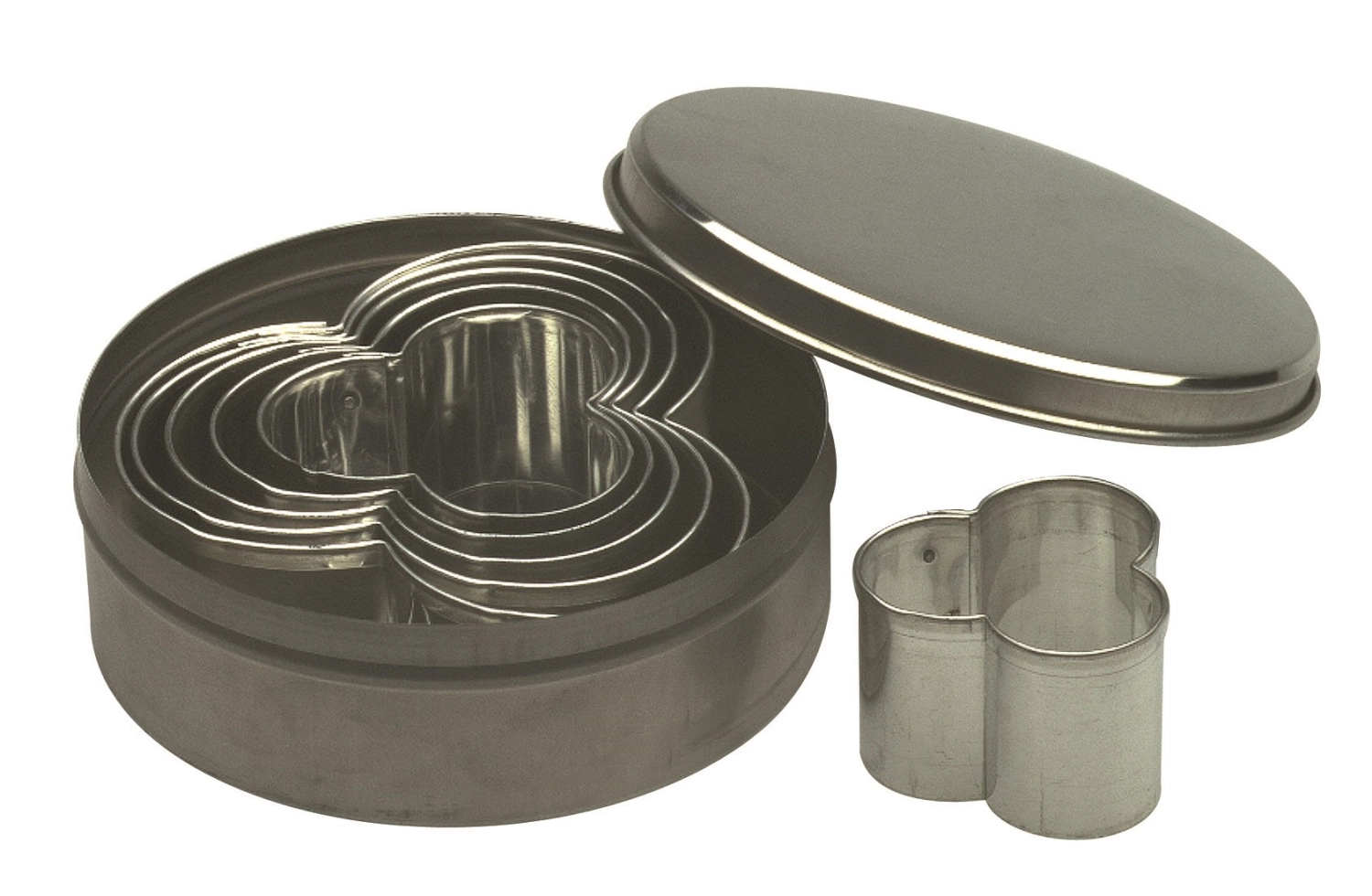 Set de 6 emporte-pièces Trèfle à quatre feuilles