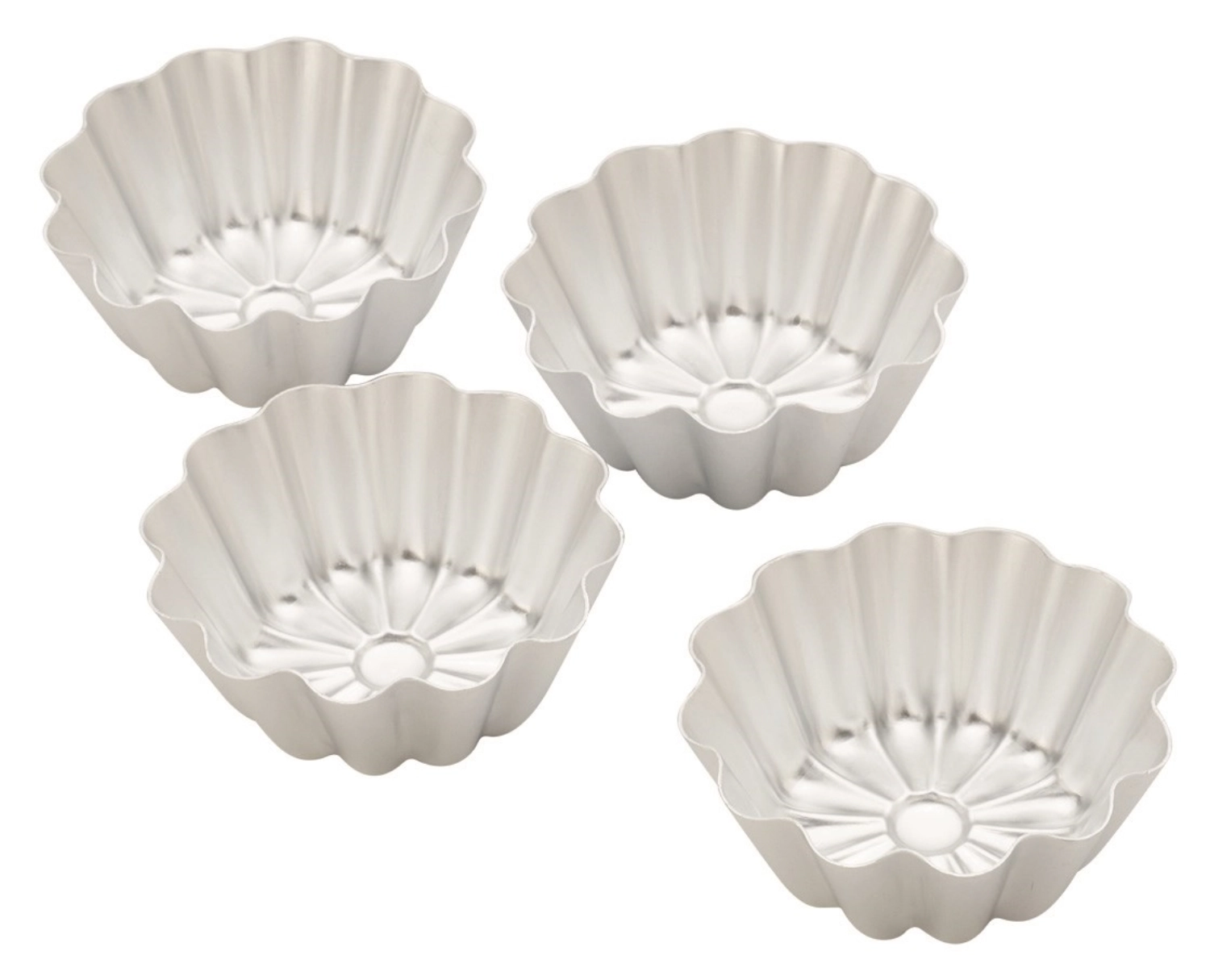 4er Set Patisserieförmchen D8x8cm