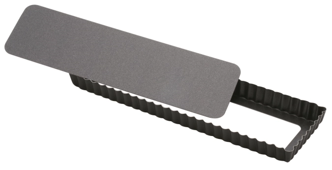 Plaque à gâteaux antiadhésive fond libre 35x11x2.5cm