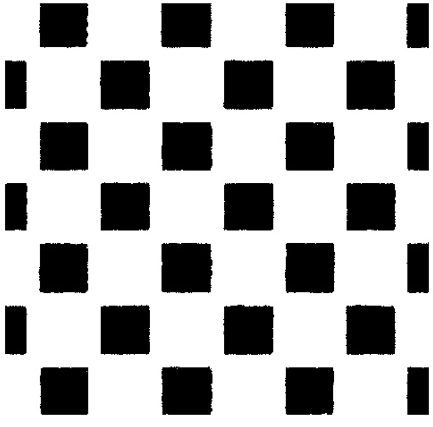 Grille décorative échiquier perforé plastique