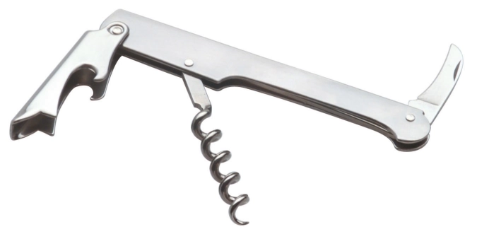 Kellnermesser mit Korkenzieher Kapselheber Folienschneider