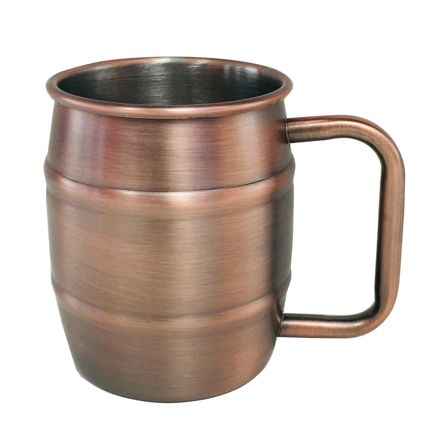 2er Set Bierbecher 0.4lt Antik Kupfer