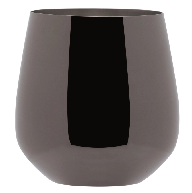 2er Set Weinglas schwarz beschichtet 0.55lt H9.7cm
