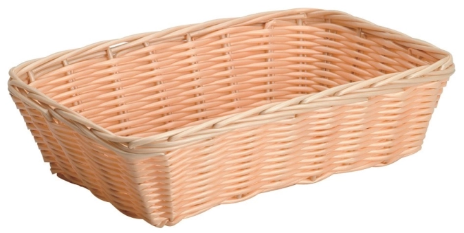 6er Set Korb rechteckig 23x15x6cm Polypropylen