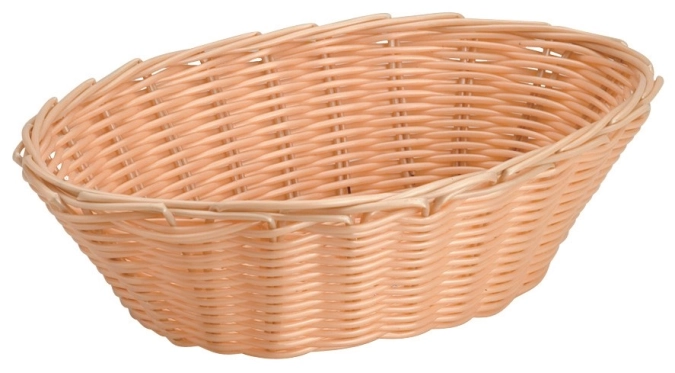 6er Set Korb oval 23x16x6cm Polypropylen