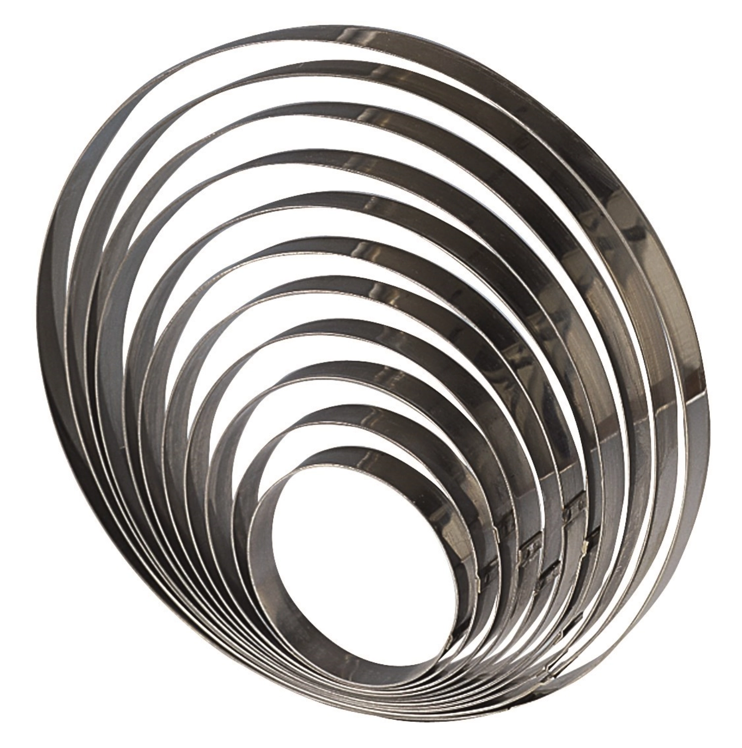 anneau en acier inoxydable H4cm D14cm