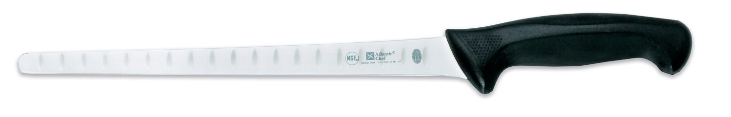 Atlantic Chef Lachsmesser mit Kullen schwarz