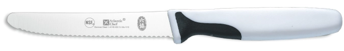 Atlantic Chef couteau universel bout rond 11cm blanc