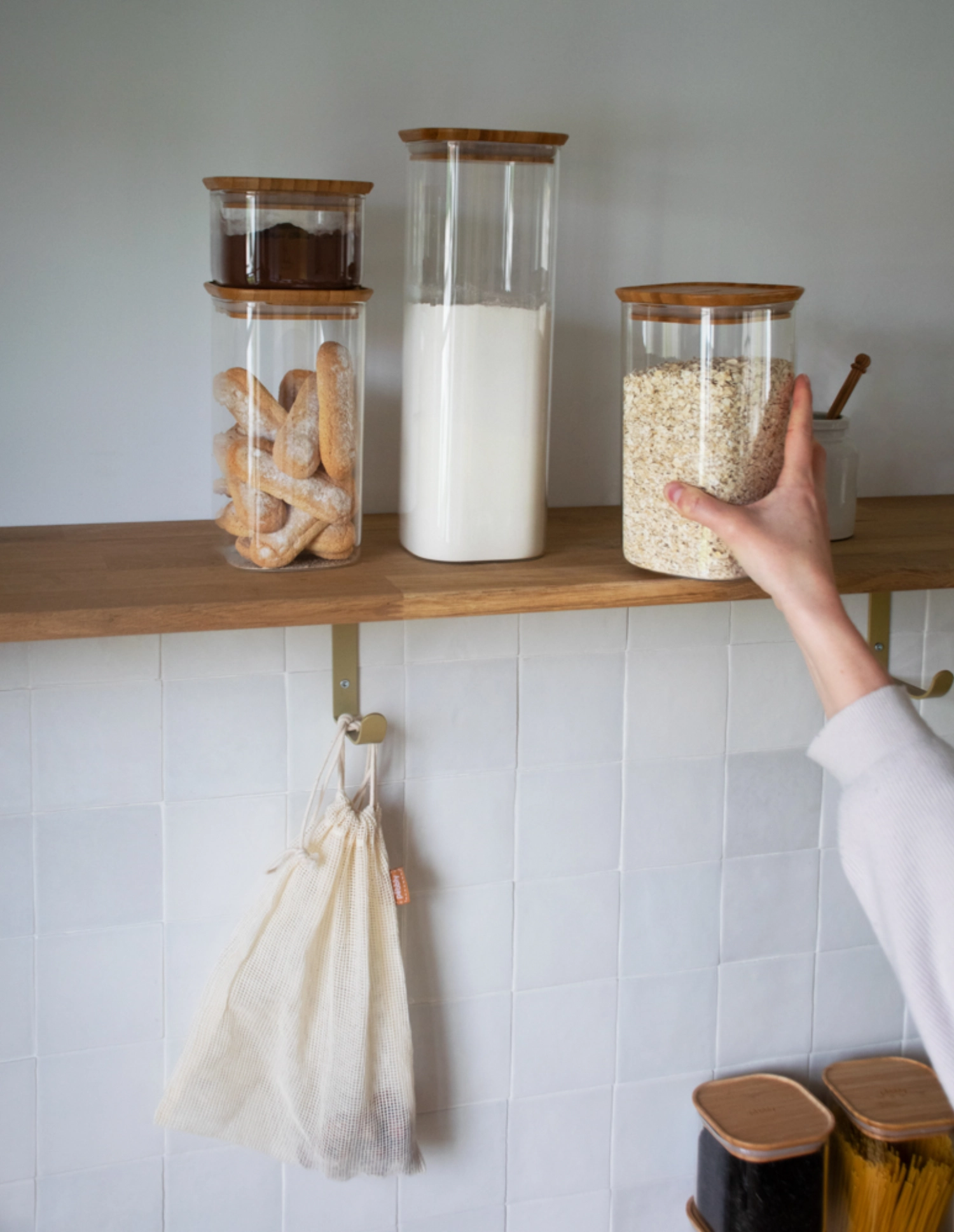 Vorratsglas mit Bambusdeckel