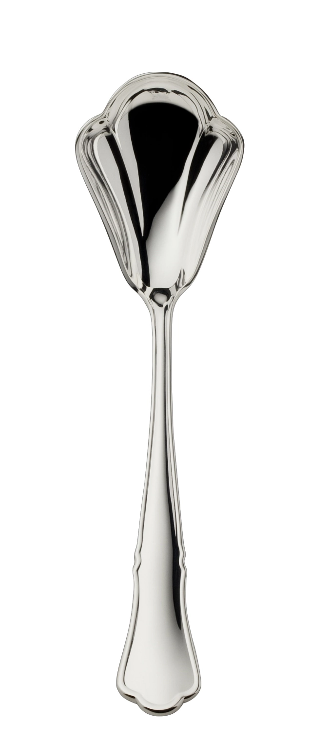 Ancienne Chippendale 925 Cuillère à sucre 12.6x3.3cm