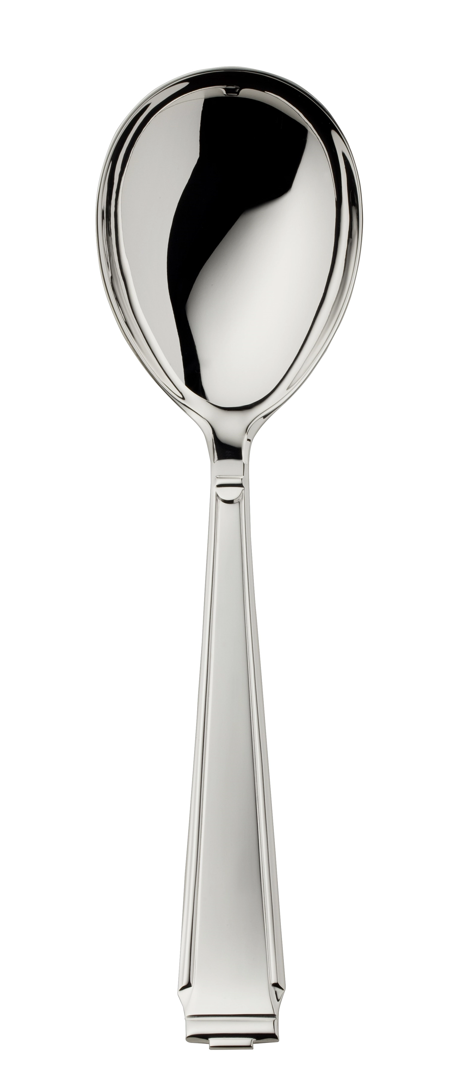 Art Deco 925 Cuillère à compote/salade, Grande 22.9x6.3cm