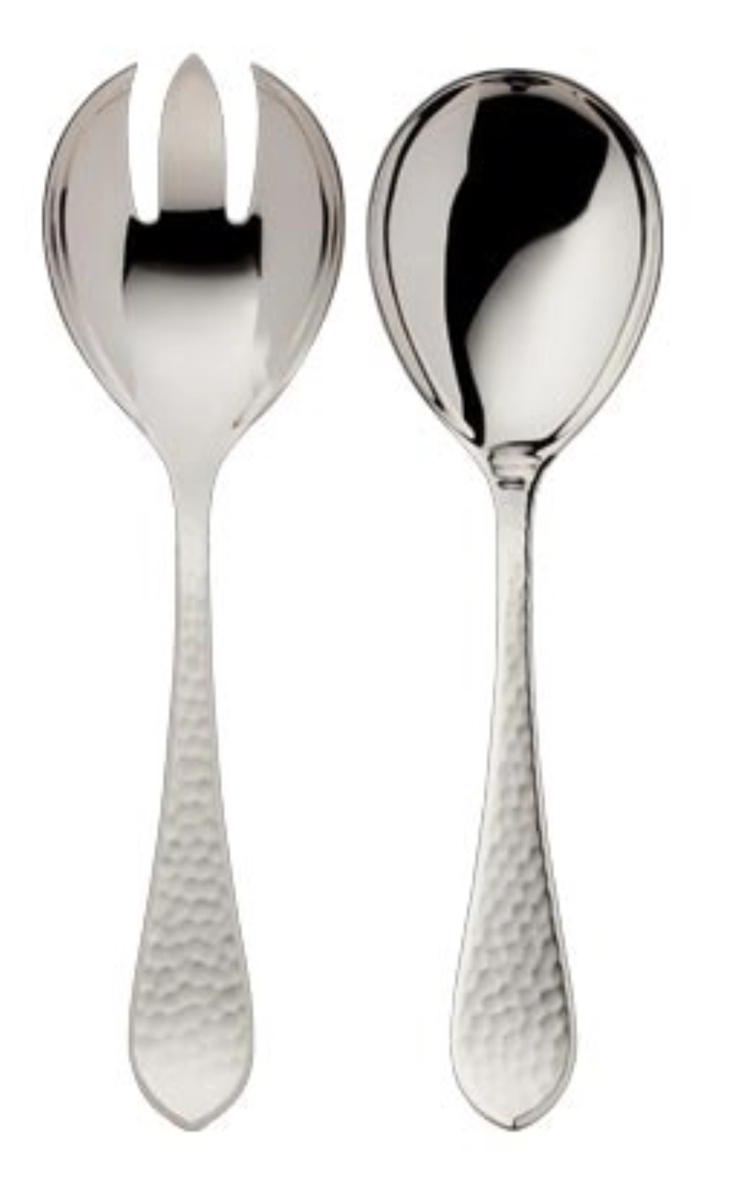 Martelé 925 Couverts à salade, grands