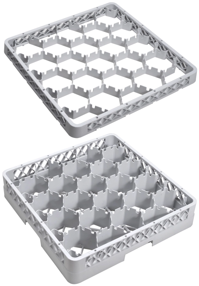 Gläser Spülkorb 20 Fächer 1 Aufsatz