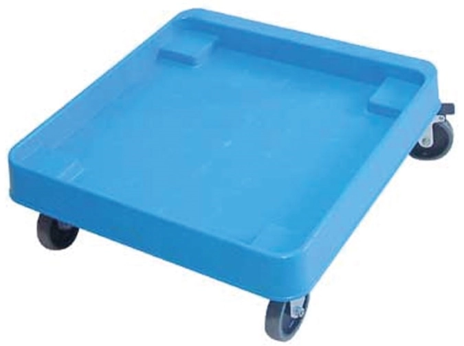 Panier à vaisselle chariot bleu sans poignée 57.5x54.5x21cm