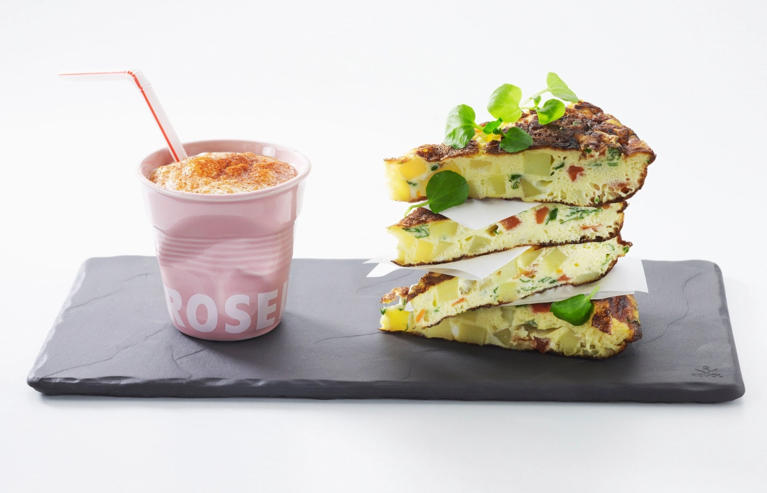 Basalt planche rect. 25x12cm