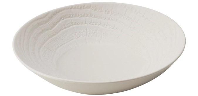 Assiette à soupe ronde, h : 5.7 cm, ø 24.2 cm, ivoire