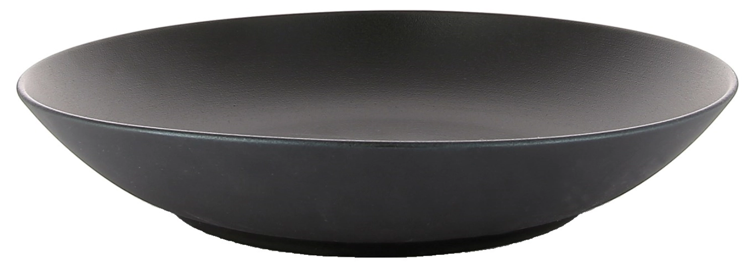Assiette à soupe equinoxe, ø 27 cm, h : 5 cm, 130 cl, noir