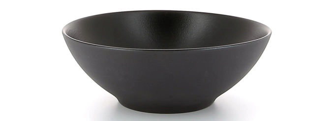 Equinoxe bols à soupe, ø 15 cm, h : 5.6 cm, noir