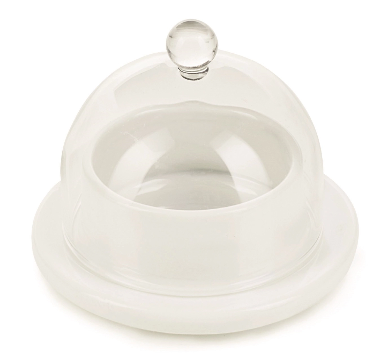 Butterdose mit Glasdeckel